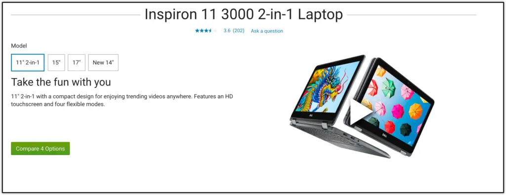 Dell Inspiron 2-in-1 Laptop