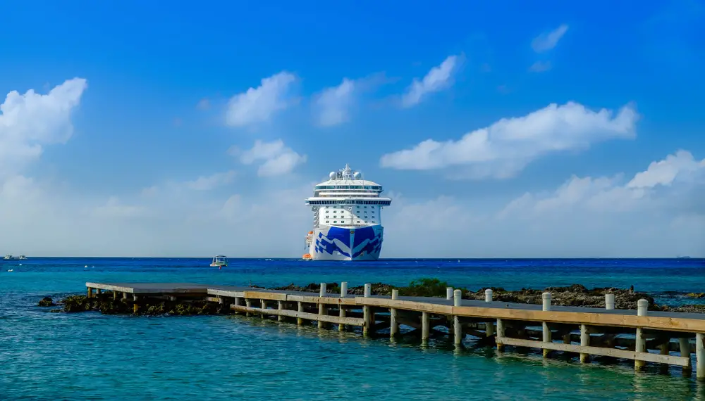 Princess Cruise Ship at the Grand Cayman Islands