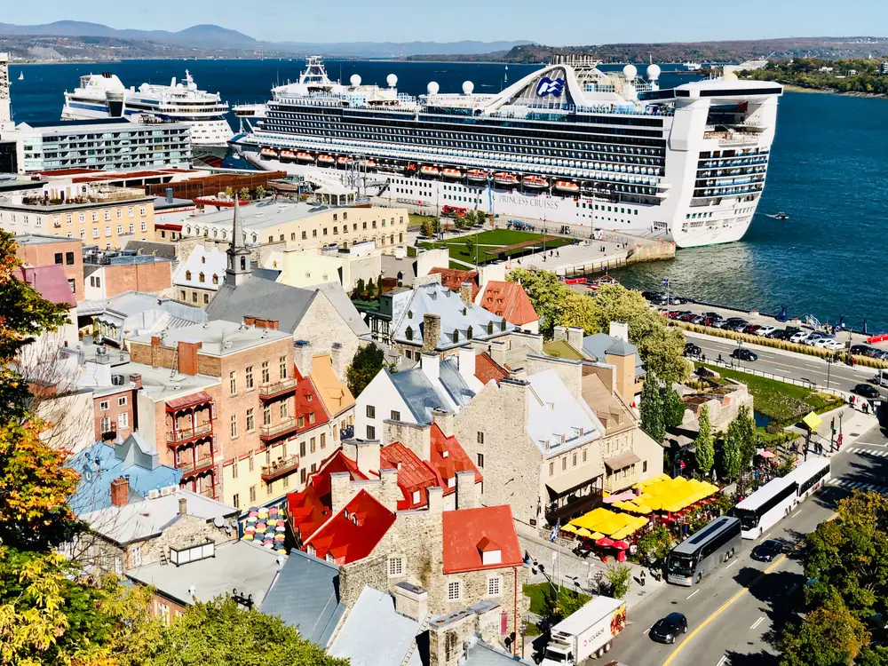 Princess Cruise Ship in Quebec