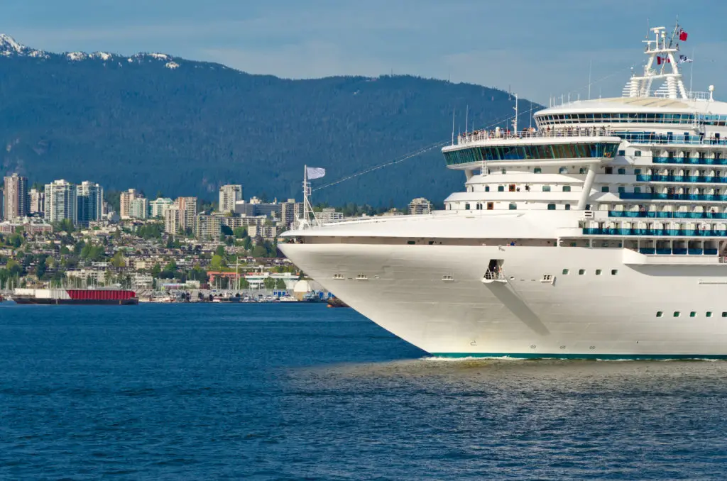 Royal Caribbean cruise ship in Canada