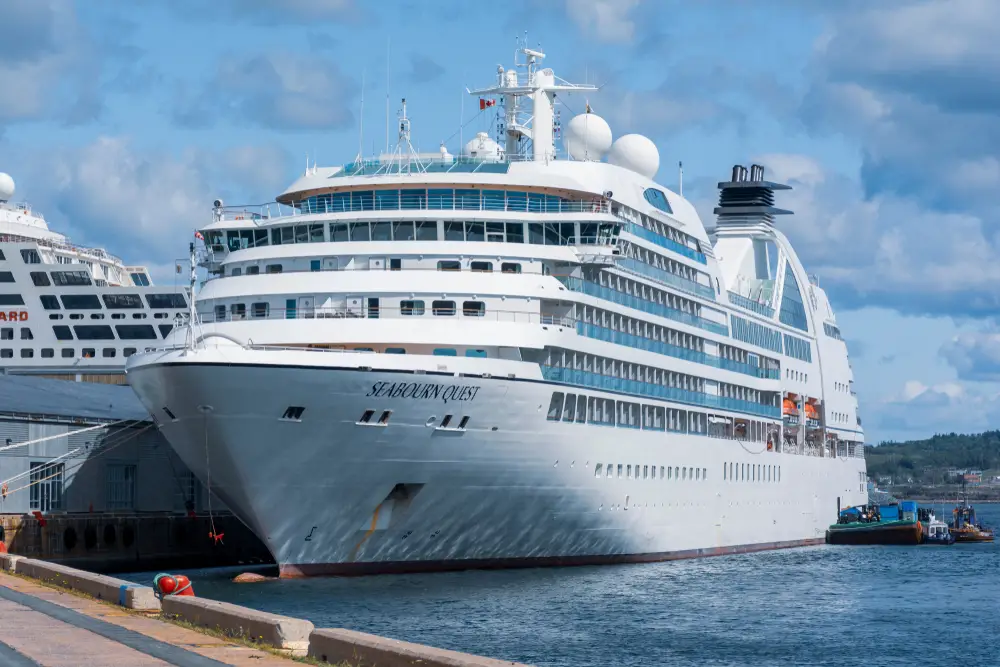 Seabourne Quest on the waterfront of Halifax in Canada