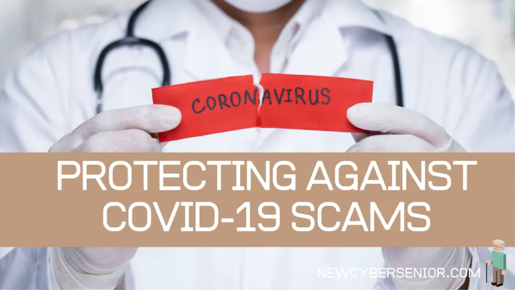 A doctor in PPE holding up a ripped sign that says coronavirus