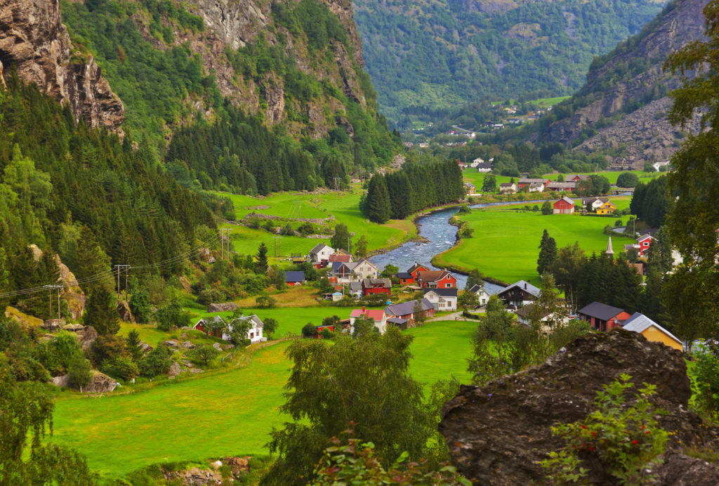 Flam is a storybook city in Norway. 