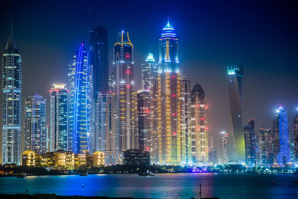 Dubai cityscape.