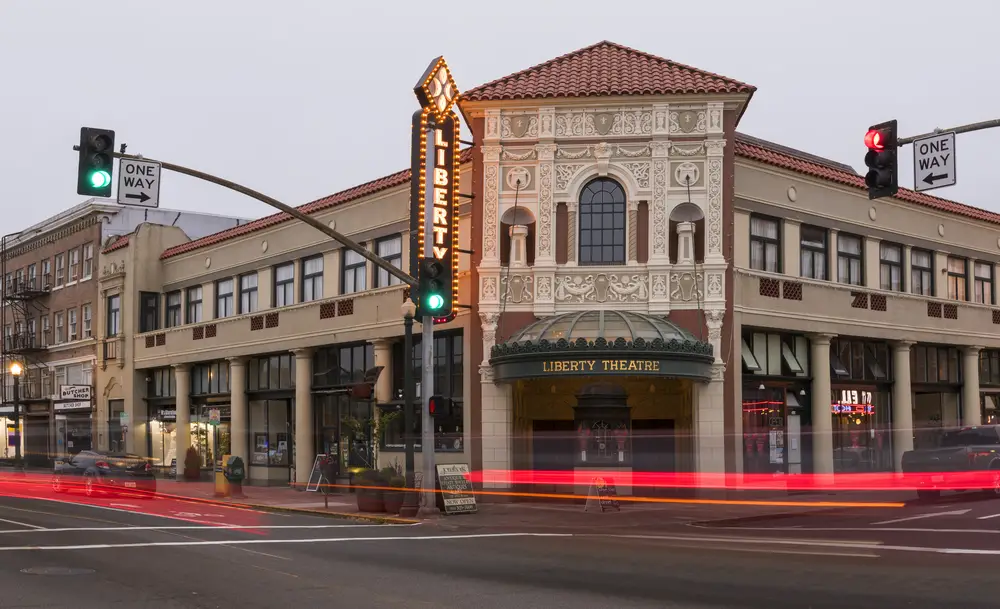 A historic theatre in Astoria Oregon