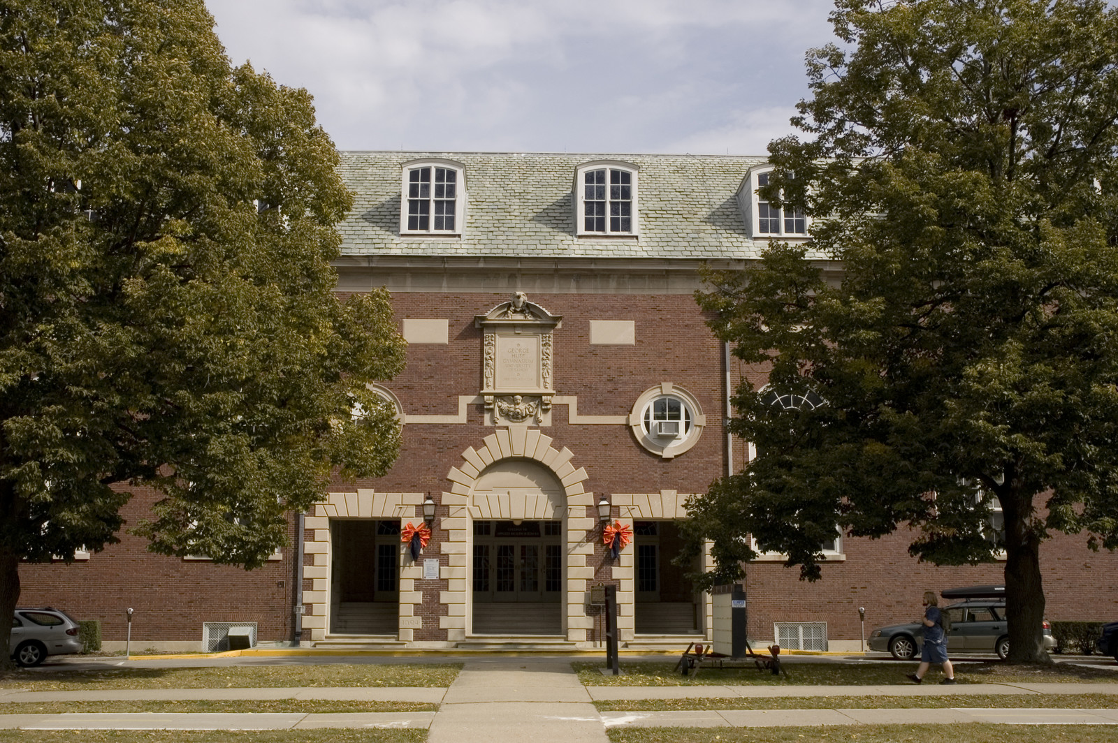 Huff Hall on the University of Illinois campus in champaign